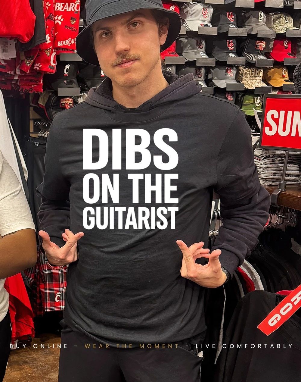 Dibs on the guitarist humor shirt
