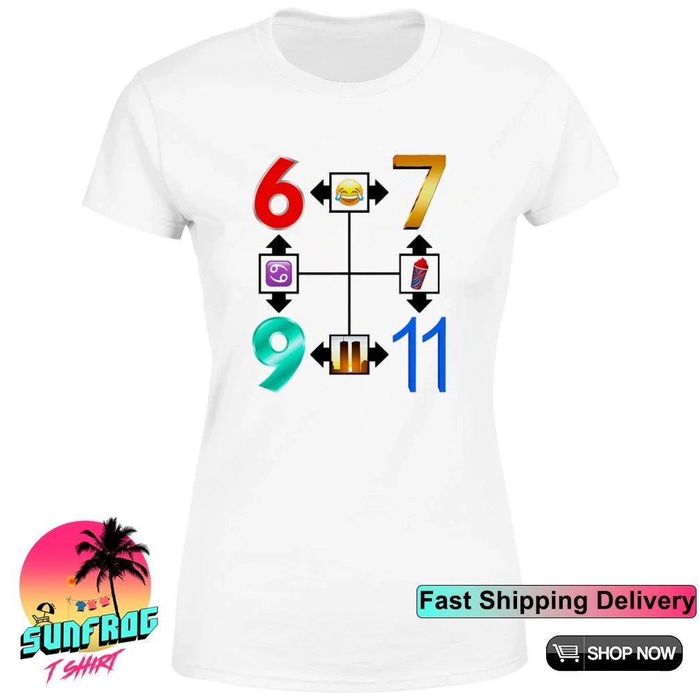 6-7 69 9.11 Clean Version icon shirt
