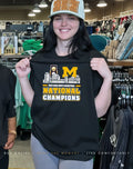 Michigan Wolverines 2026 NCAA Men’s Basketball National Champions player name city skyline shirt