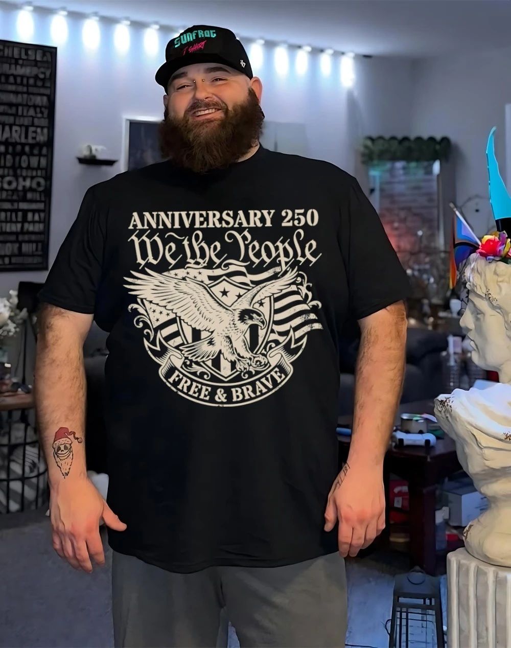 We The People 250th anniversary Free and Brave shirt