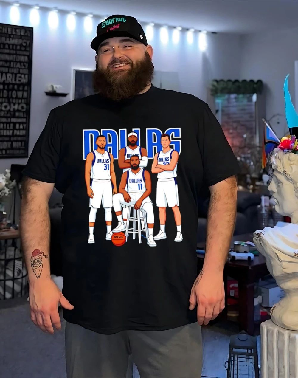 Dallas Mavericks Basketball Team player collage 2026 shirt