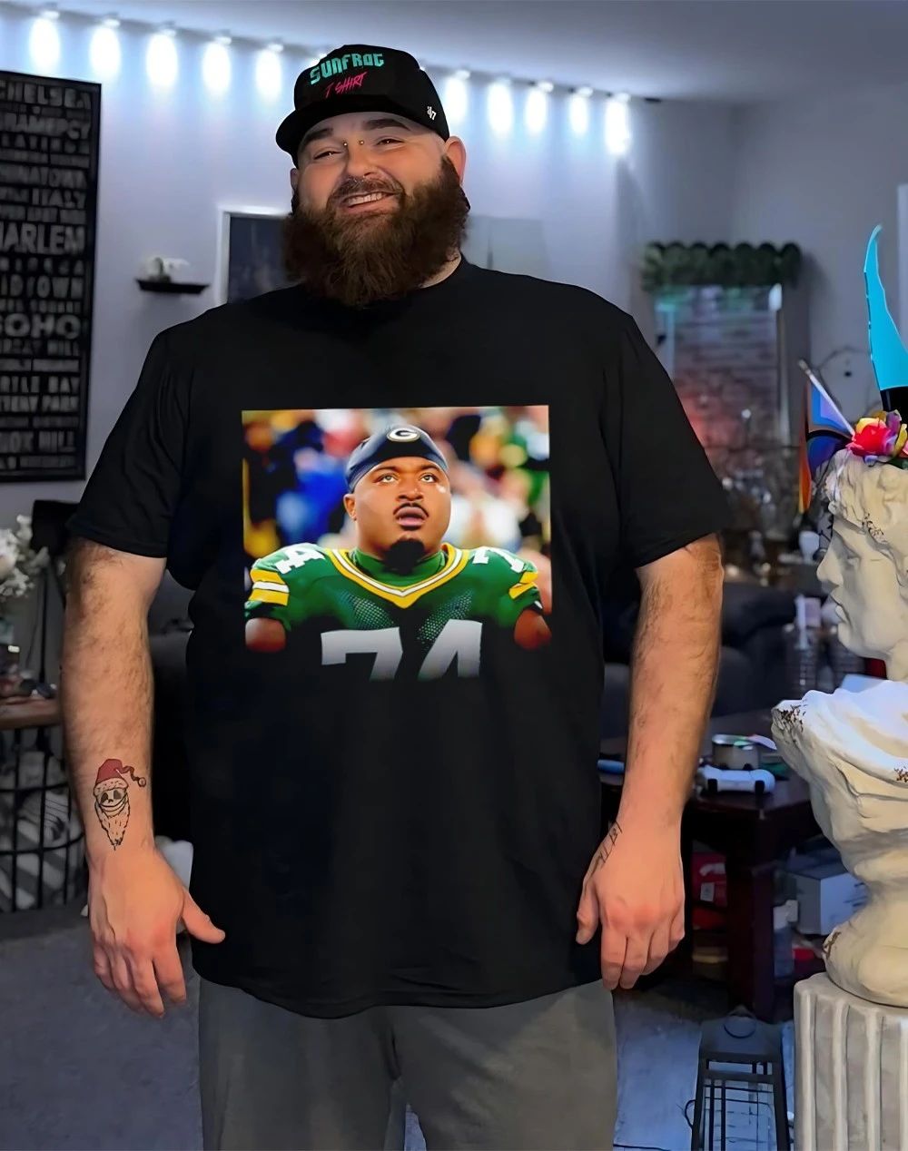 Elgton Jenkins Green Bay Packers Face meme shirt