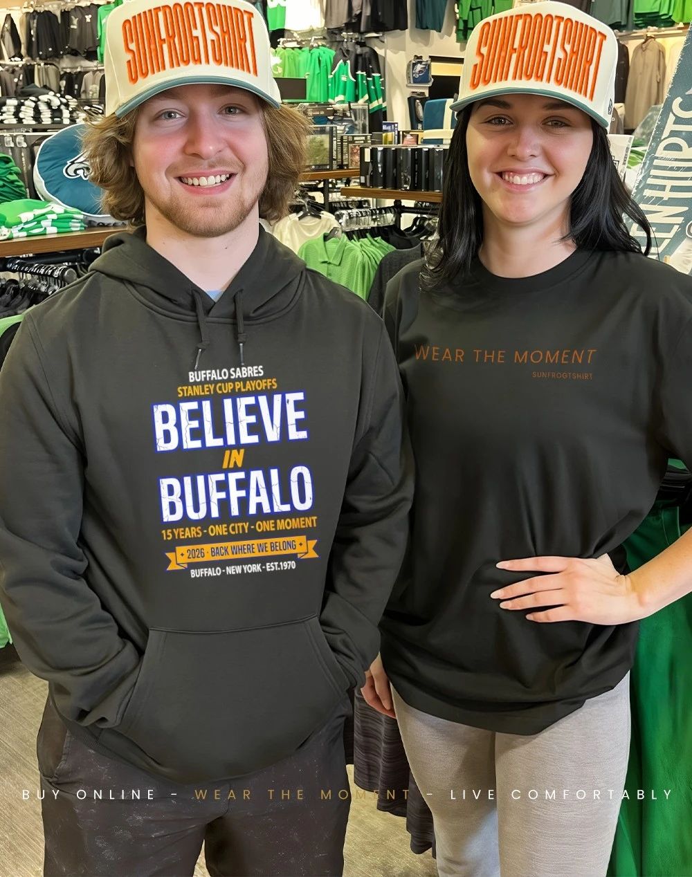 Buffalo Sabers Stanley Cup Playoffs Believe in Buffalo 125 years one city one moment shirt