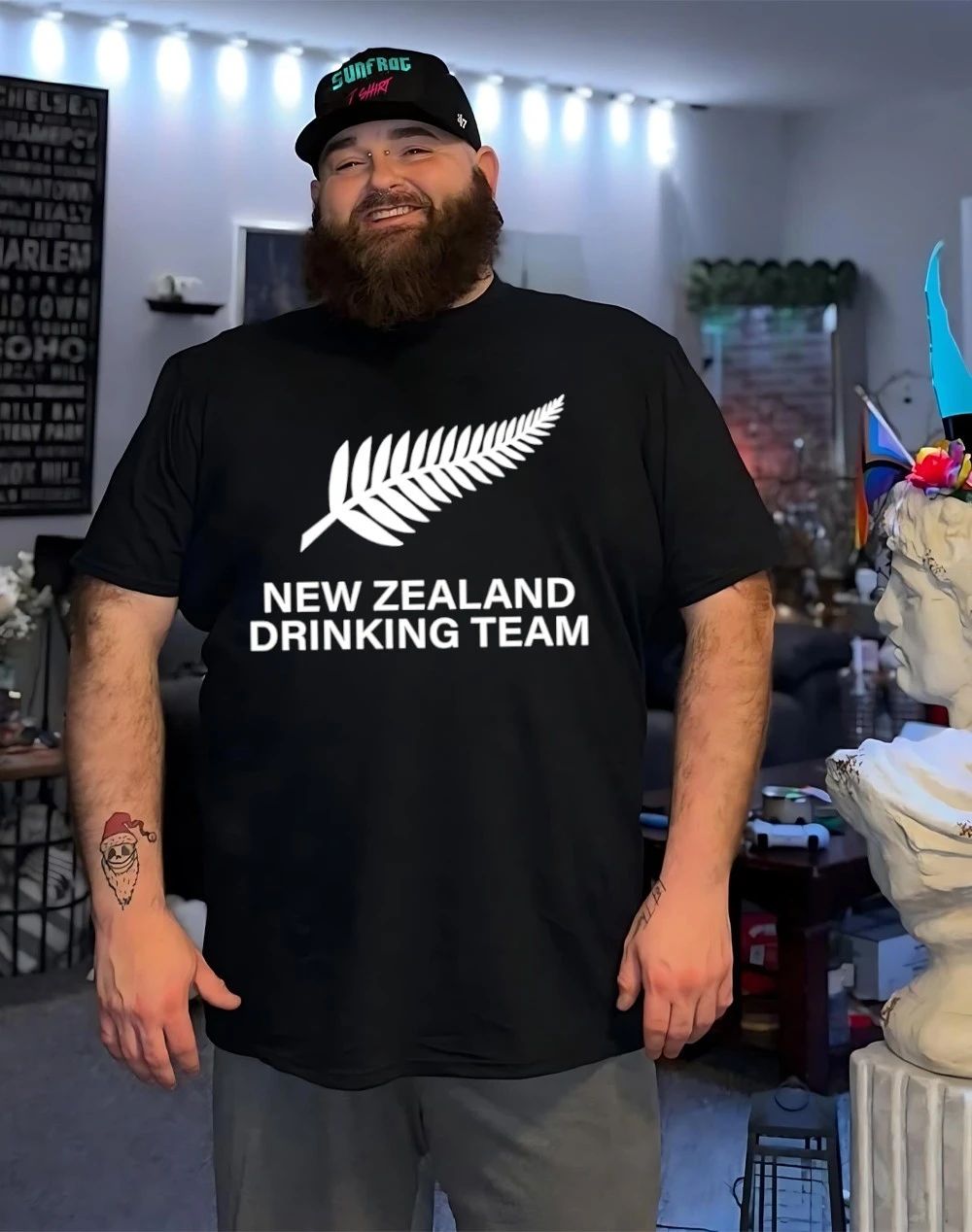 New Zealand Drinking Team shirt