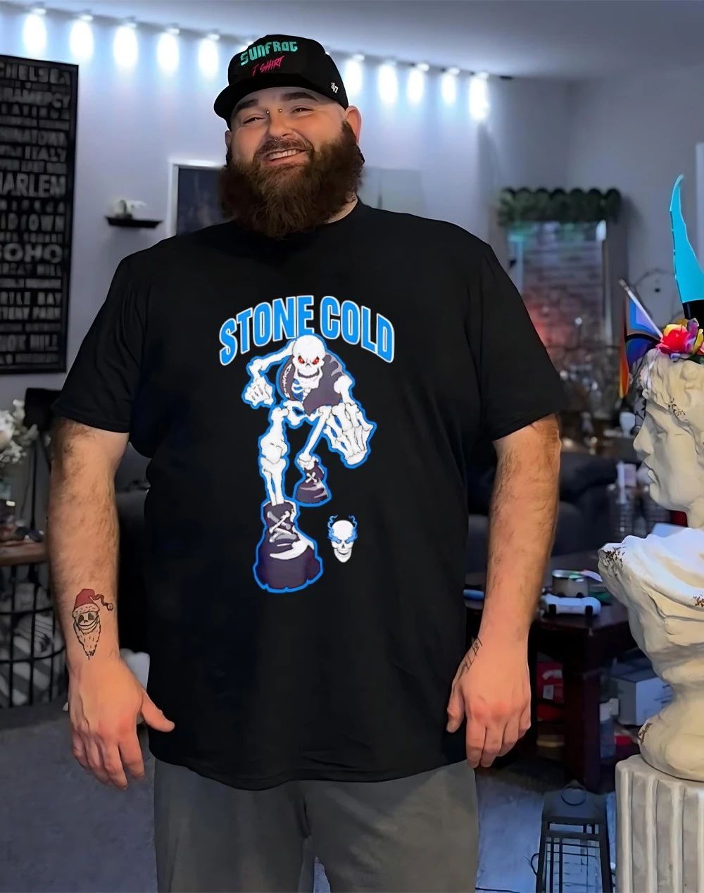 Stone Cold Steve Austin 3.16 Day skeleton shirt