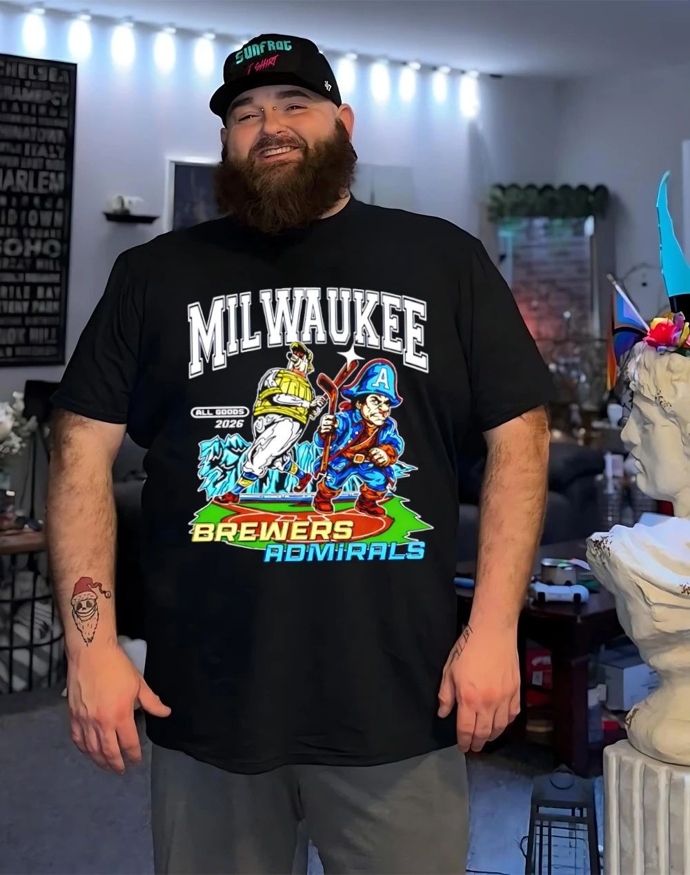 Milwaukee Brewers Milwaukee Admirals 2026 graphic shirt