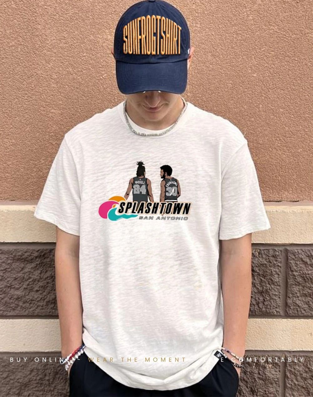 Devin Vassell And Julian Champagnie Splashtown San Antonio Spurs Shirt