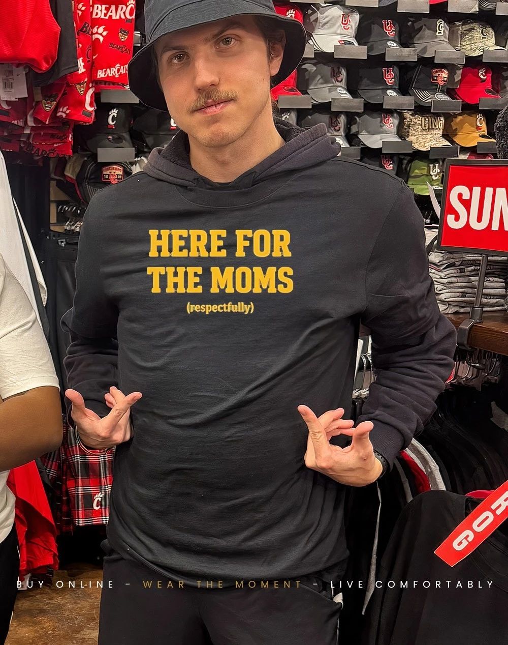 Soy Saucesports Pittsburgh Here For The Moms Shirt