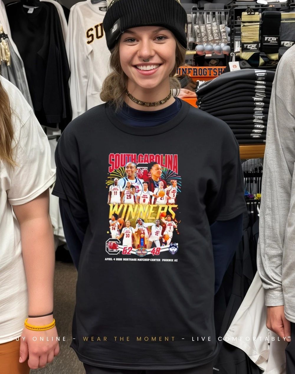 South carolina Gamecocks 2026 NCAA Women’s Final Four Winners 62-28 score shirt