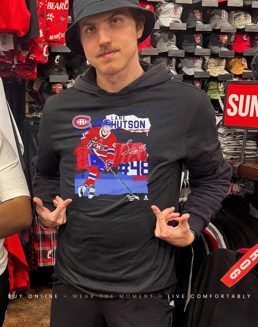 Montreal Canadiens Lane Hutson Fresh Ice signature shirt