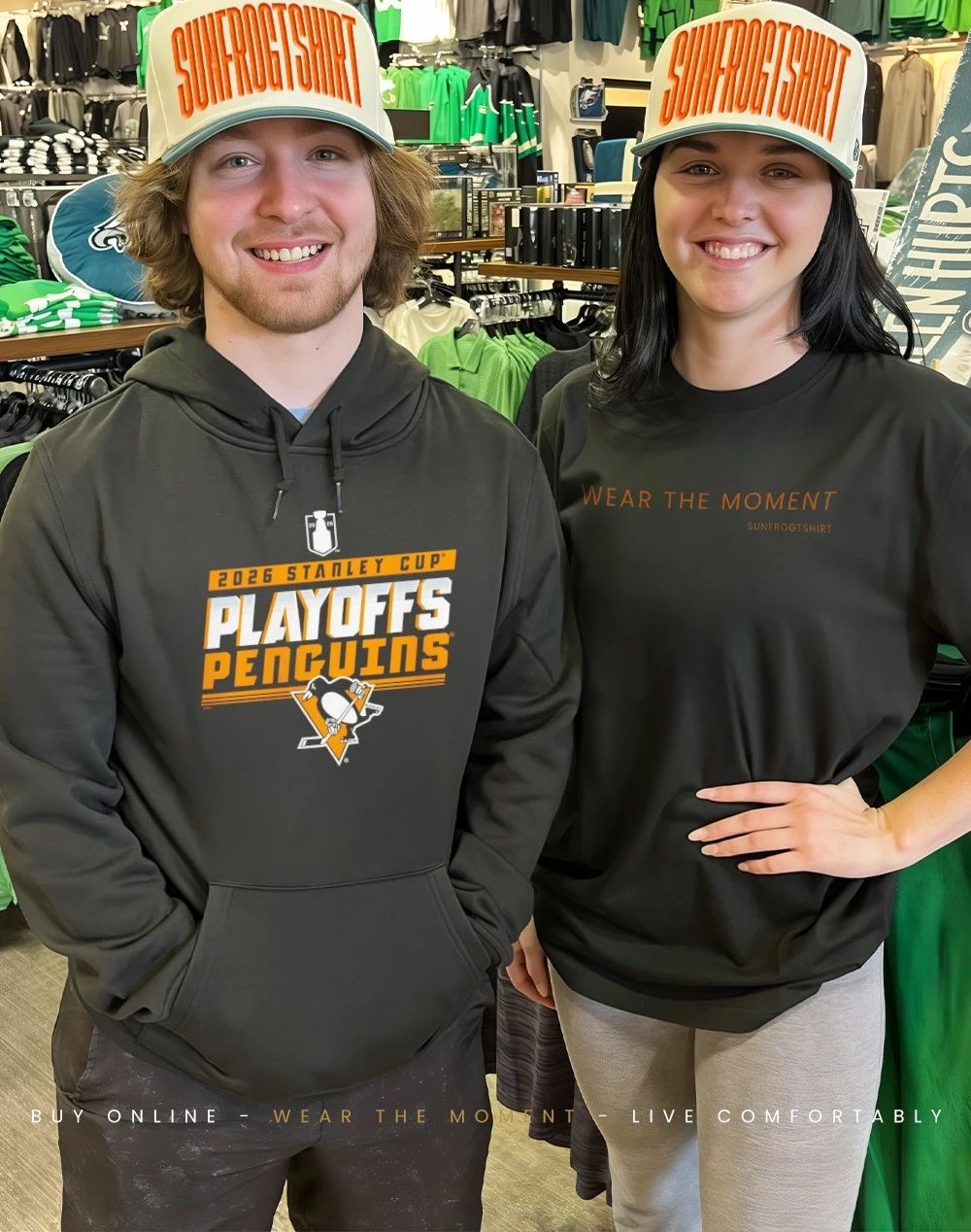 Pittsburgh Penguins 2026 Stanley Cup Playoffs logo shirt