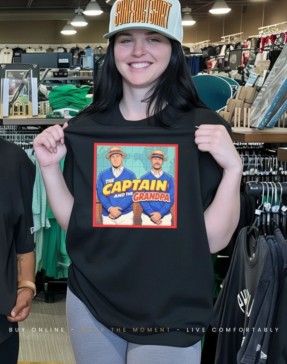 The Captain And The Grandpa Chicago Cubs shirt