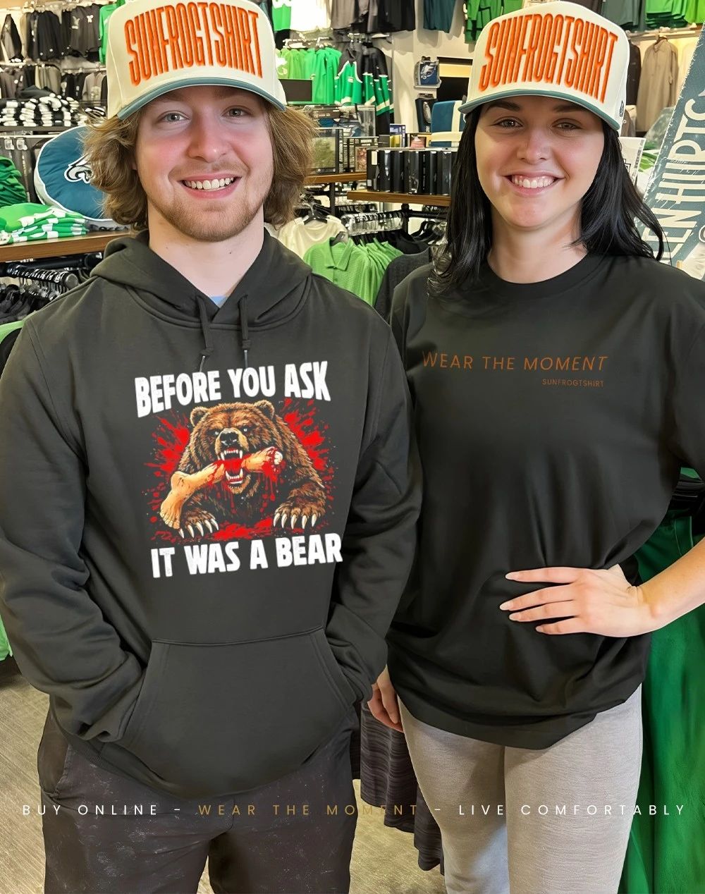 Before you ask it was a bear shirt