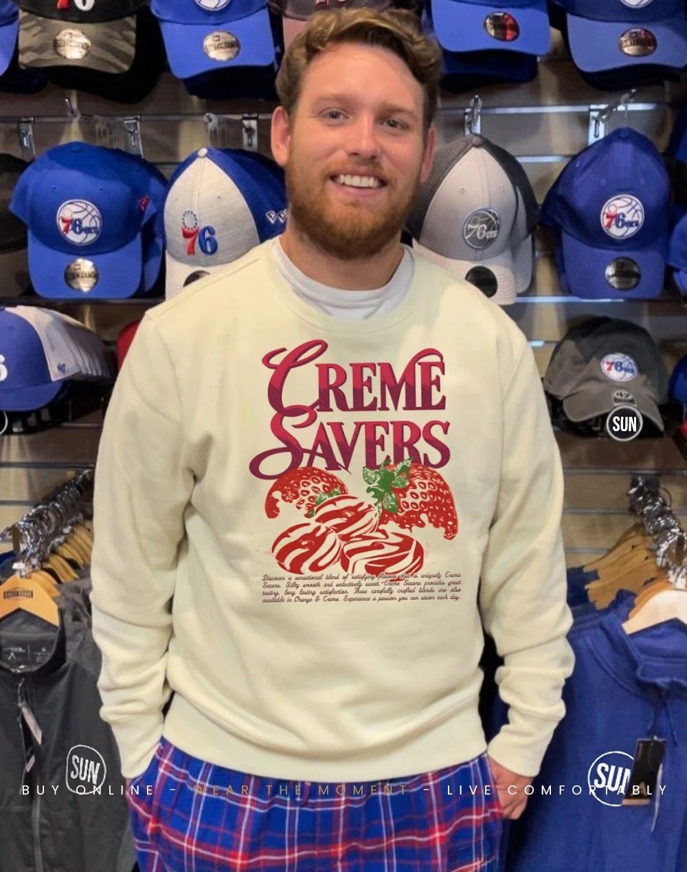 Strawberry swirl candy creme savers shirt