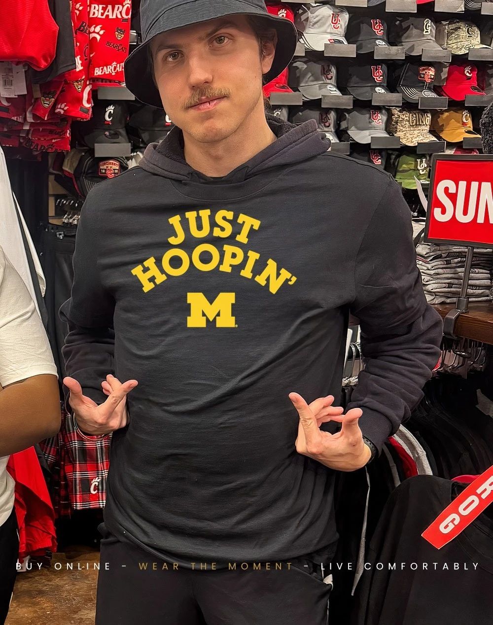 Michigan Wolverines Just Hoopin’ shirt
