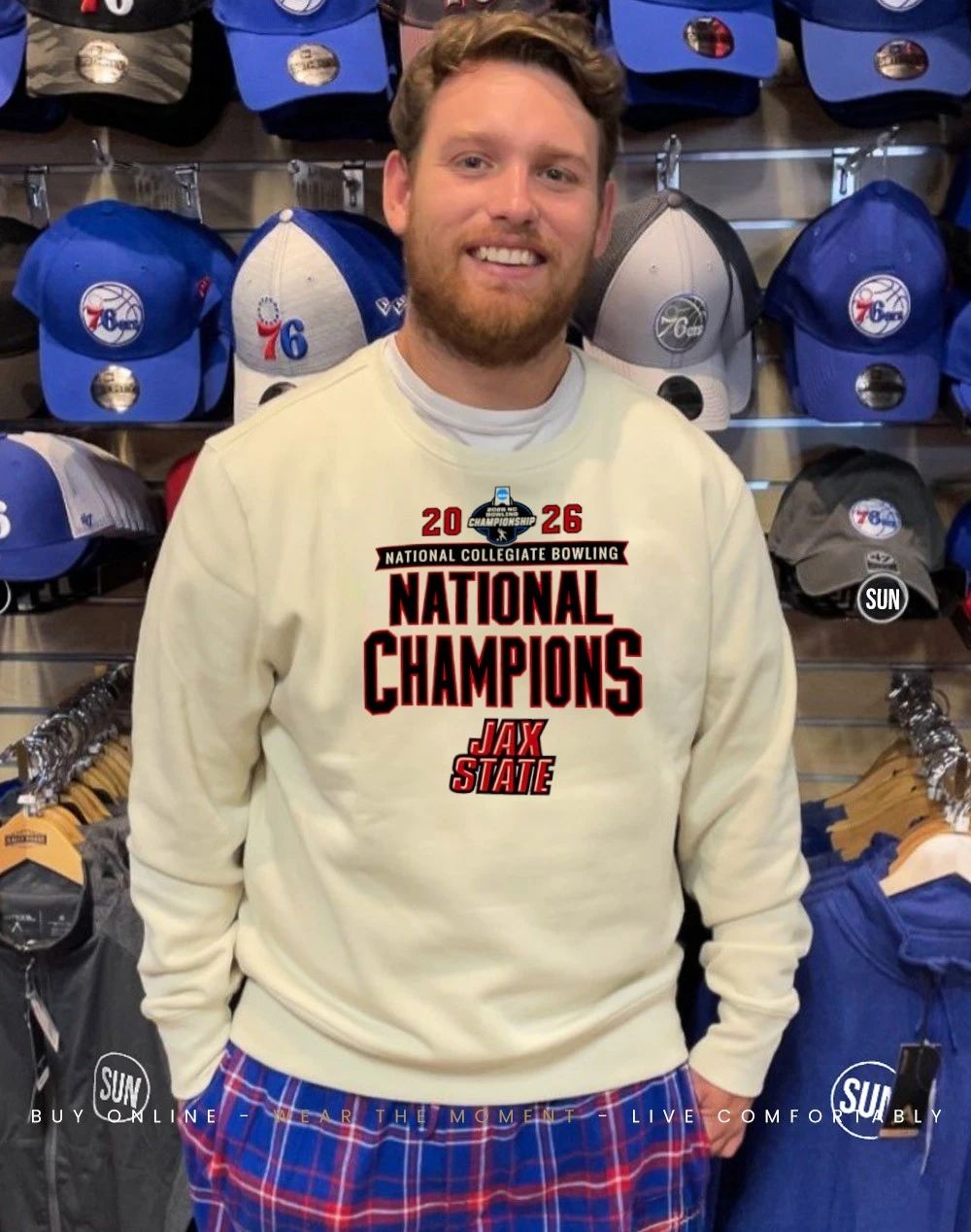 Jacksonville State Gamecocks 2026 NCAA Bowling National Champions shirt