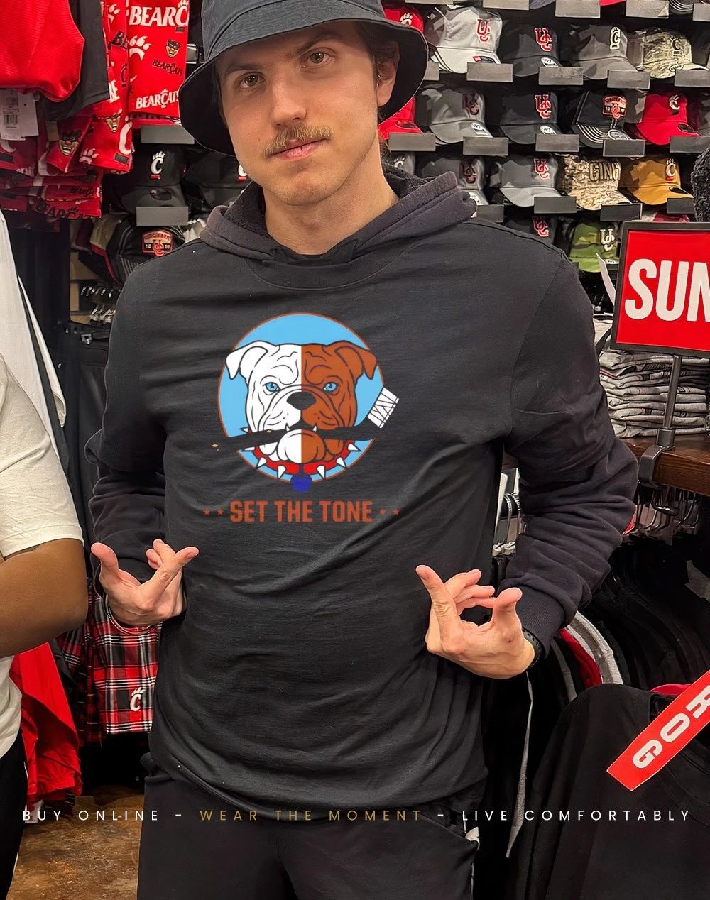 Shoresy Sudbury Bulldogs set the tone hockey logo shirt