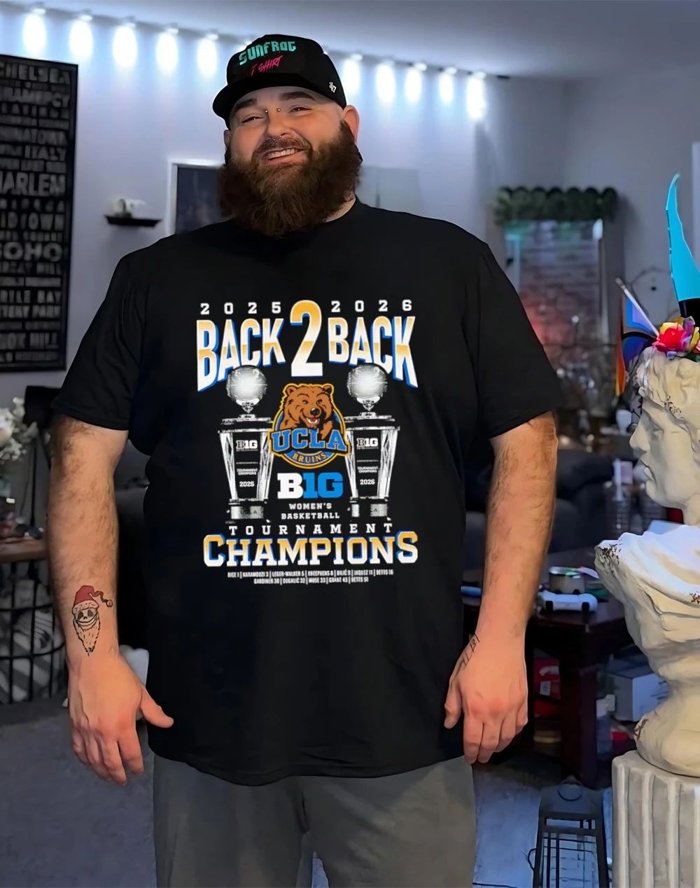 UCLA Women’s Basketball Big Ten Tournament Champions Back to Back 2026 shirt