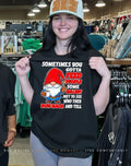 Gnome sometimes you gotta feed people some bullshit see they run back and tell shirt