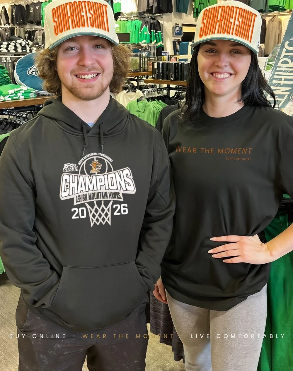 Lehigh University 2026 Patriot League Men’s Basketball Tournament Champions shirt