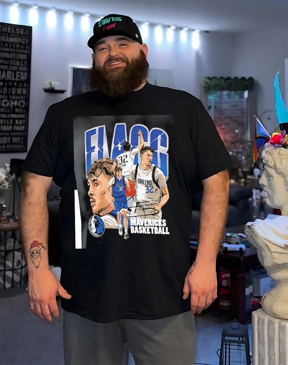 Cooper Flagg Dallas Mavericks basketball player collage shirt