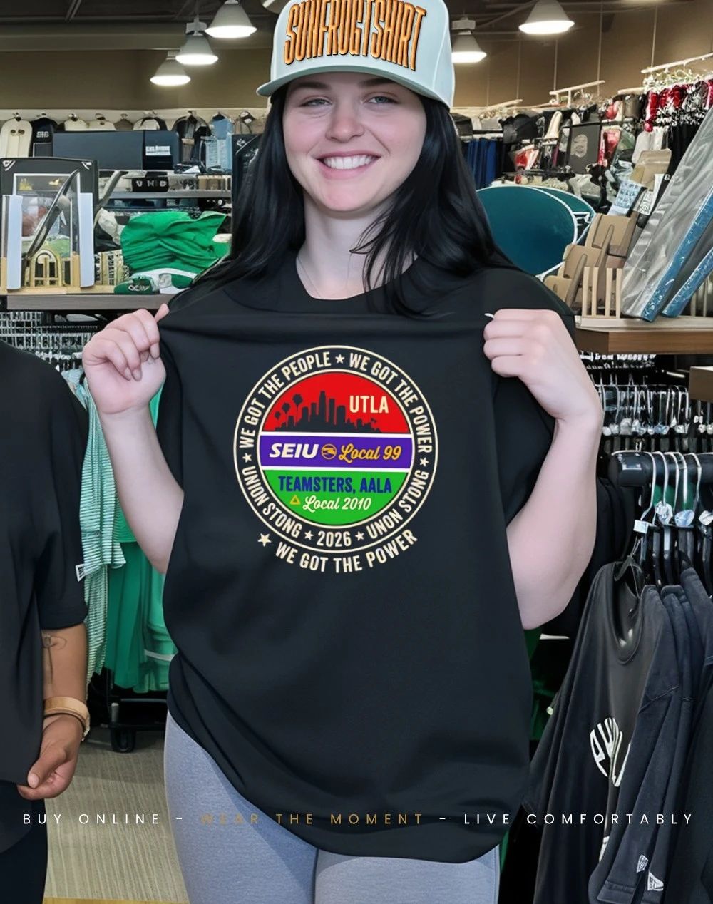 Labor Movement UTLA SEIU AALA We Got The People city skyline shirt