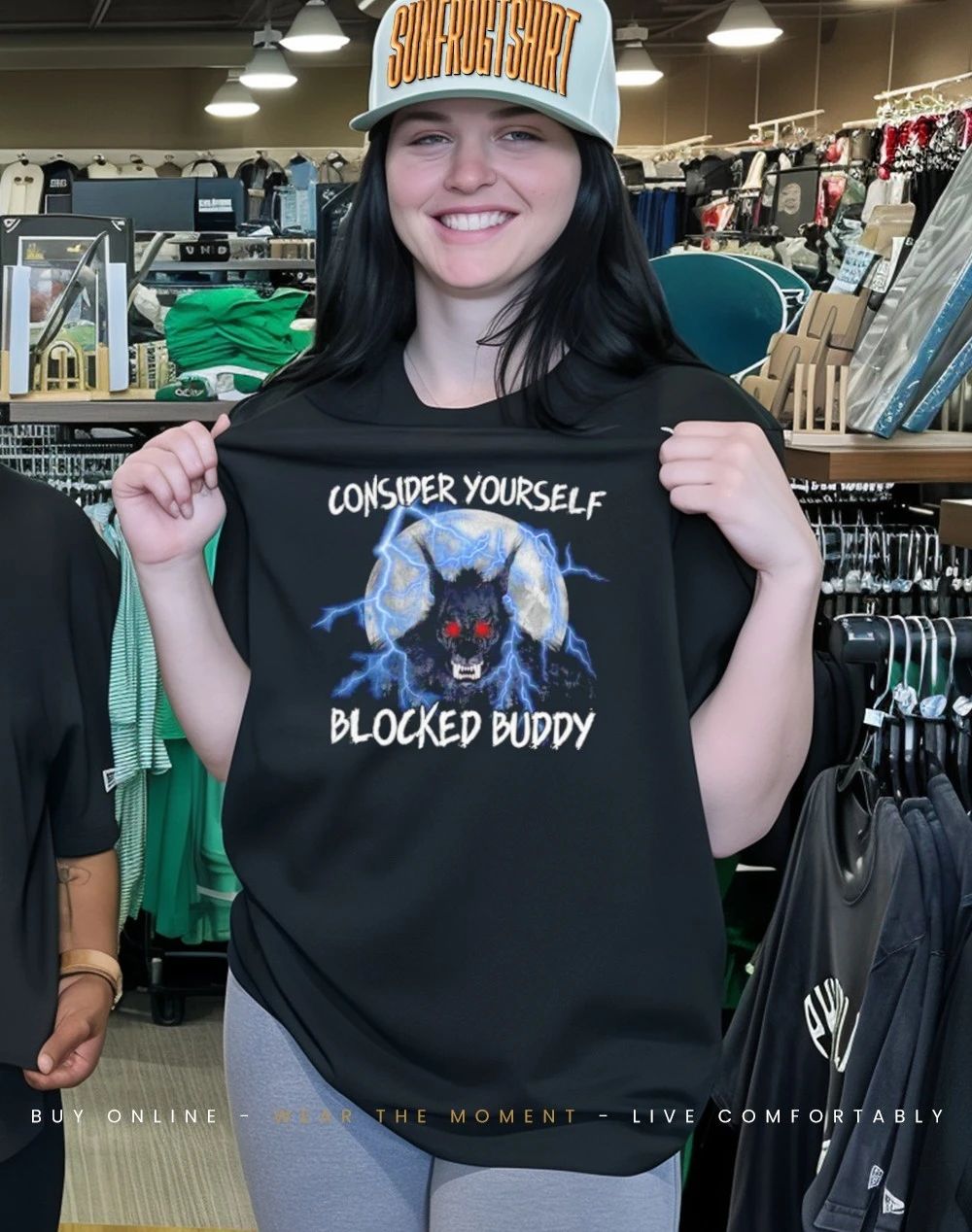 Consider Yourself Blocked Buddy Wolf shirt