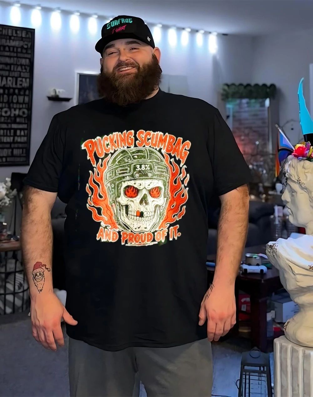 Pucking Scumbag and Proud of It Philadelphia Flyers shirt