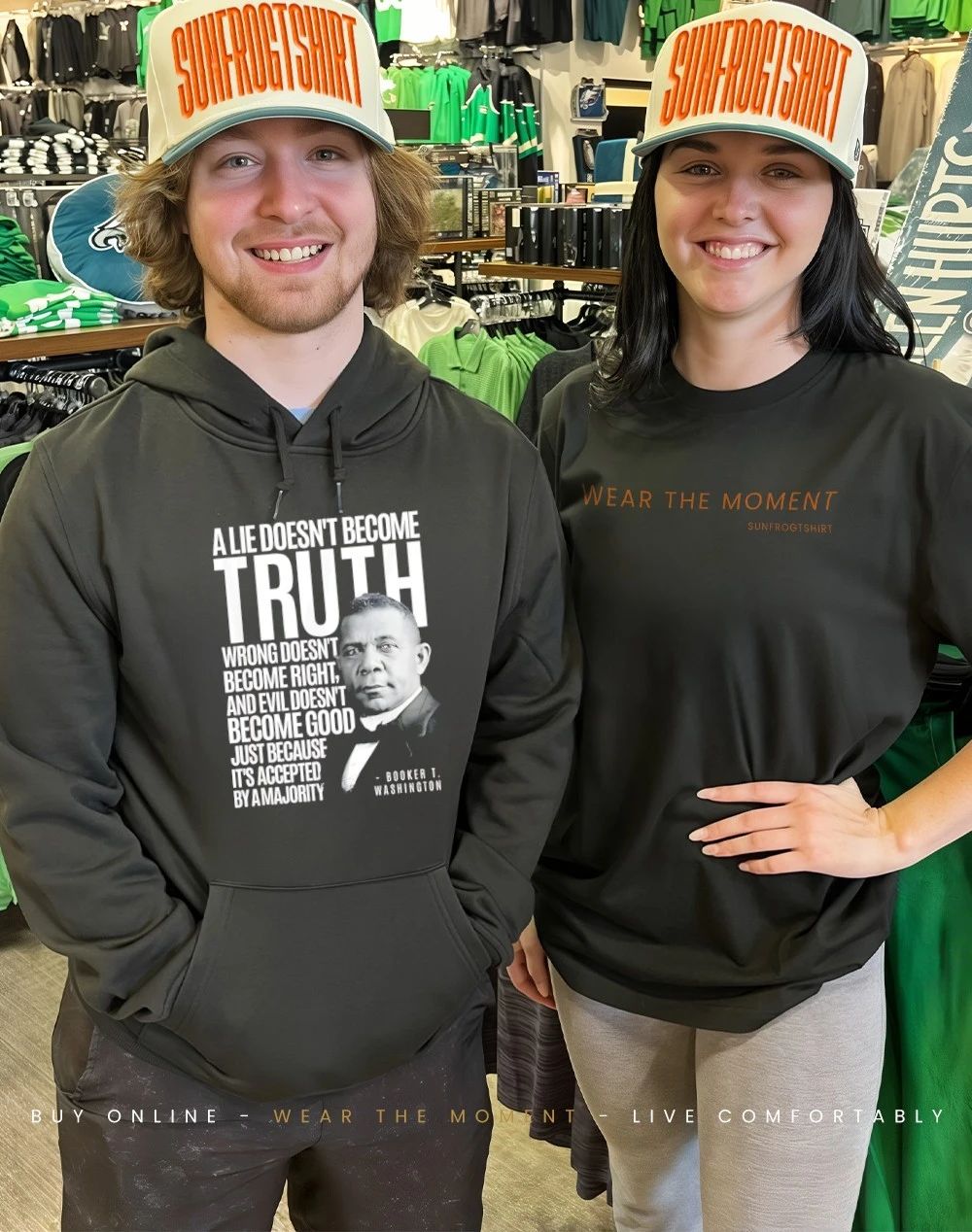 Booker T Washington a lie doesn’t become Truth shirt
