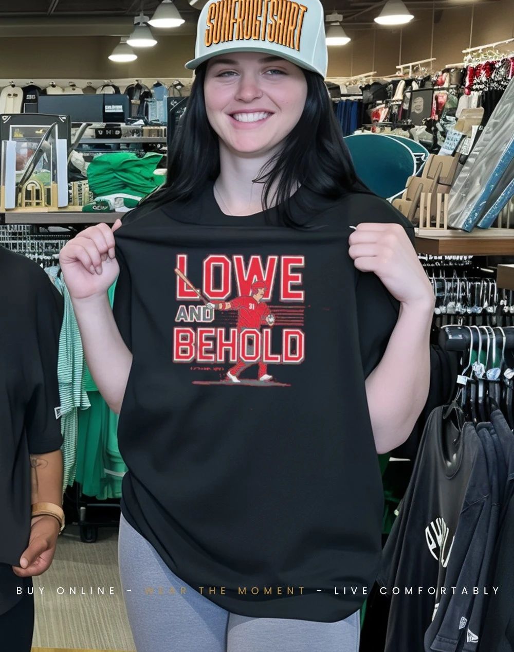 Nathaniel Lowe Cincinnati Reds Lowe and Behold shirt