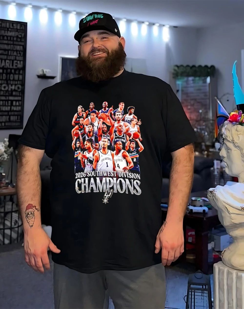 San Antonio Spurs 2026 Southwest Division Champions legacy shirt