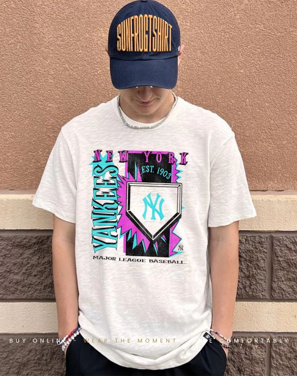 New York Yankees MLB Cooperstown Neon Field Shock shirt