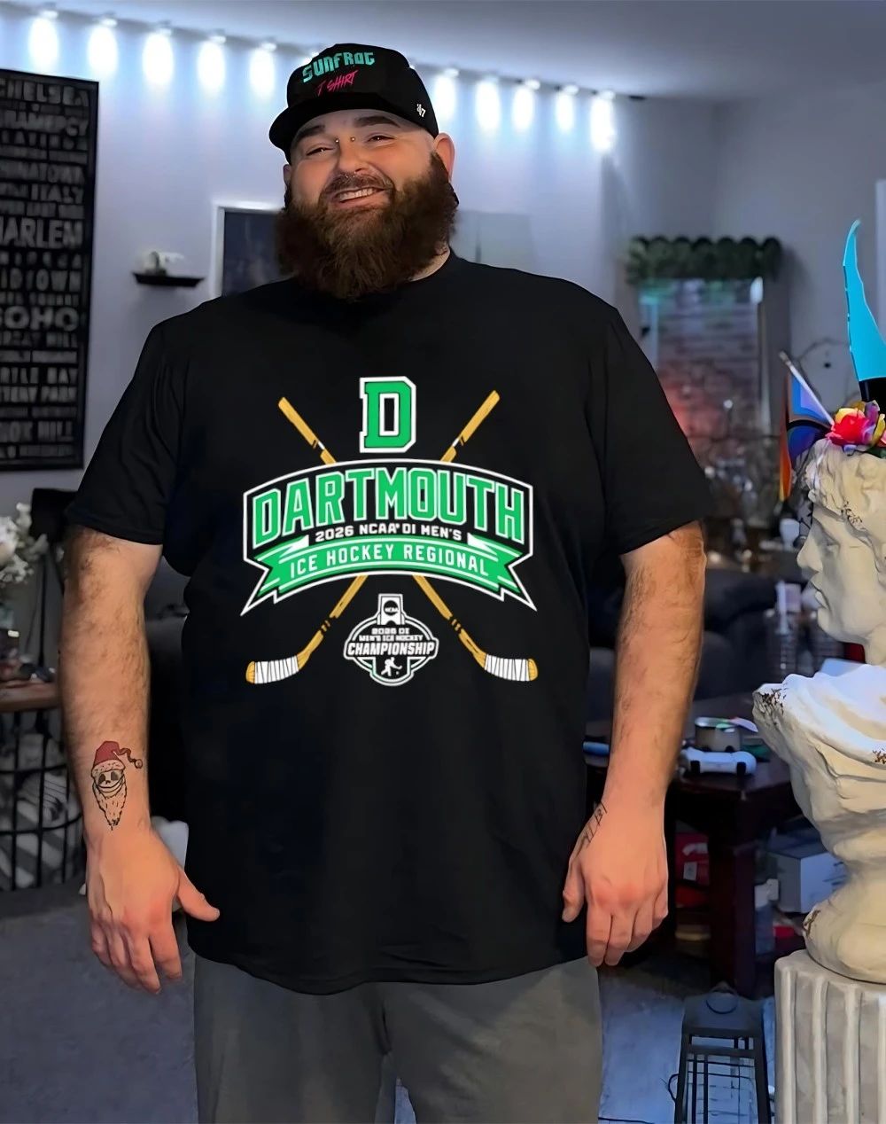 Dartmouth Big Green 2026 NCAA DI Men’s Ice Hockey Regional logo shirt