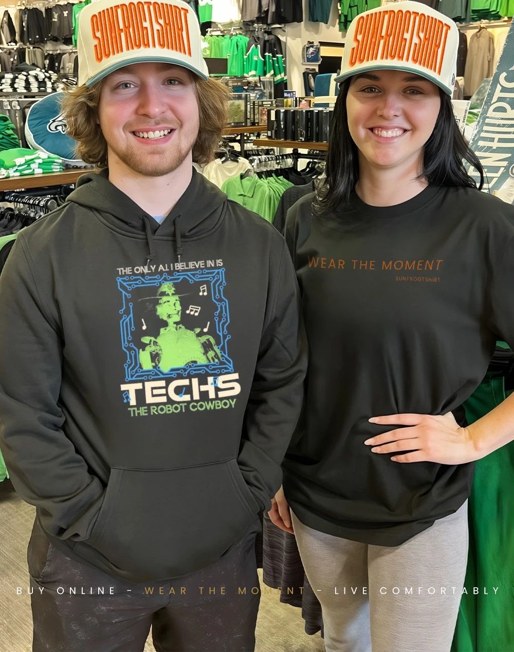 The only AI I believe in is techs the robot cowboy shirt