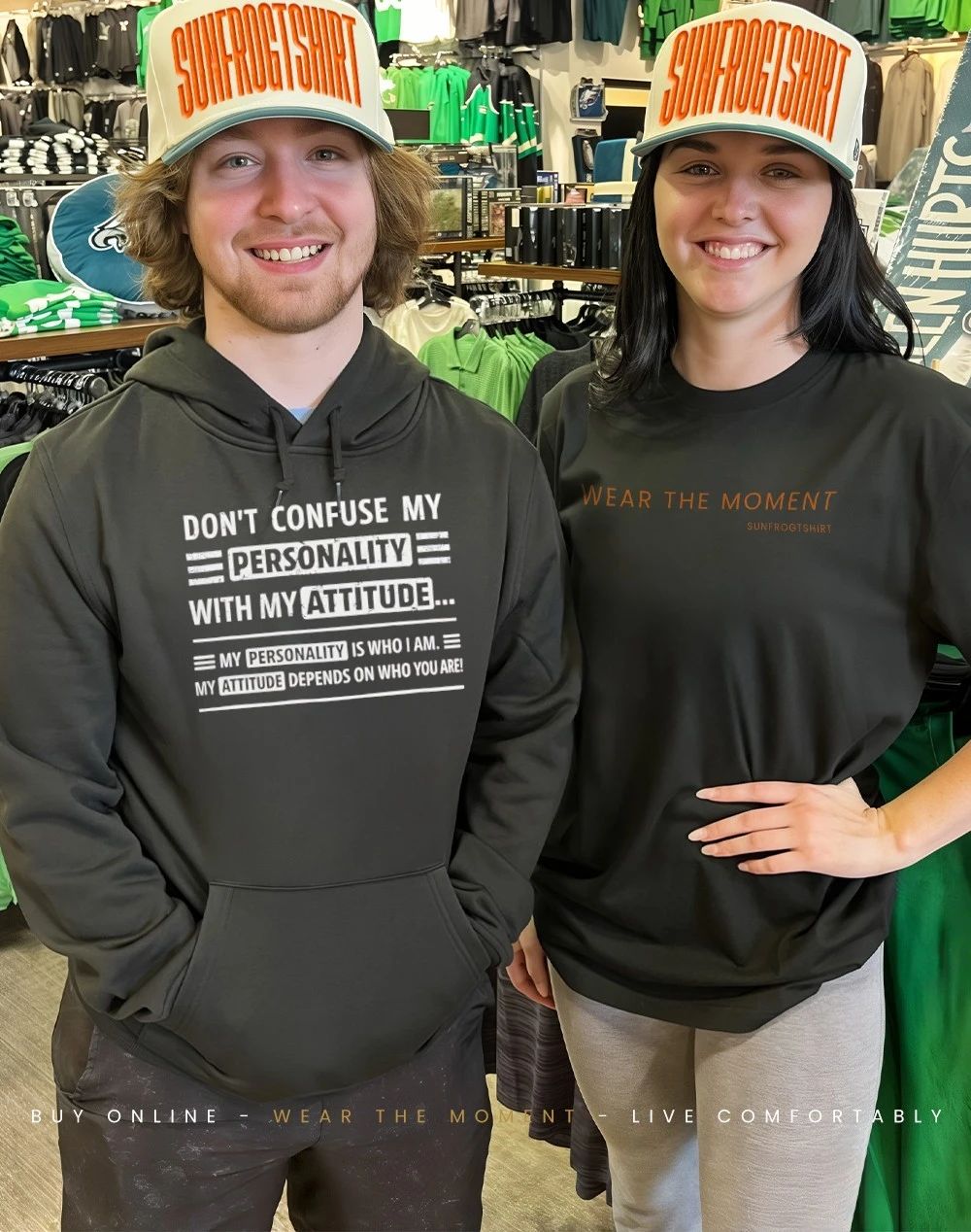 Don’t confuse my personality with my attitude my personality is who I am humor shirt