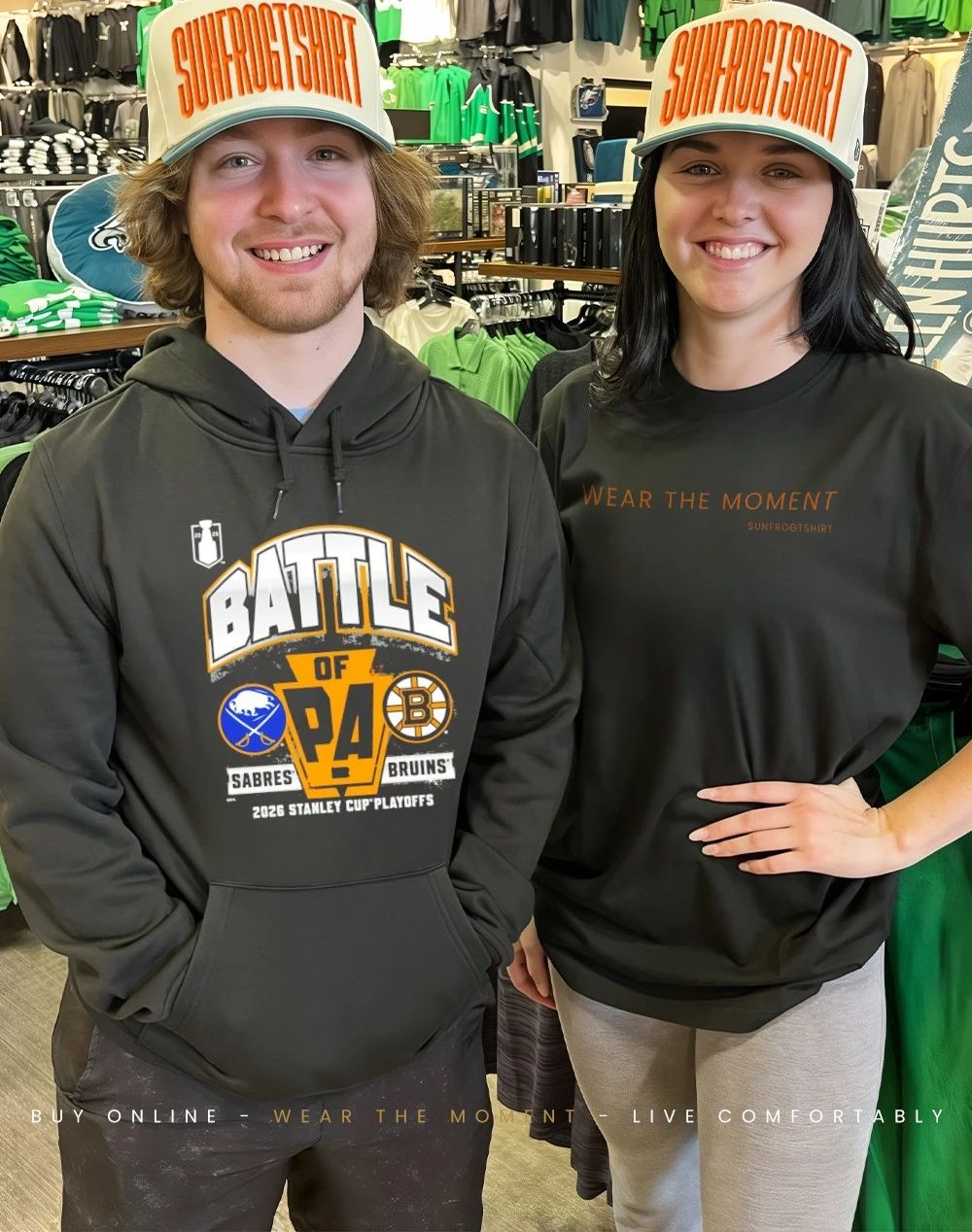 Buffalo Sabres vs Boston Bruins NHL 2026 Stanley Cup battle shirt