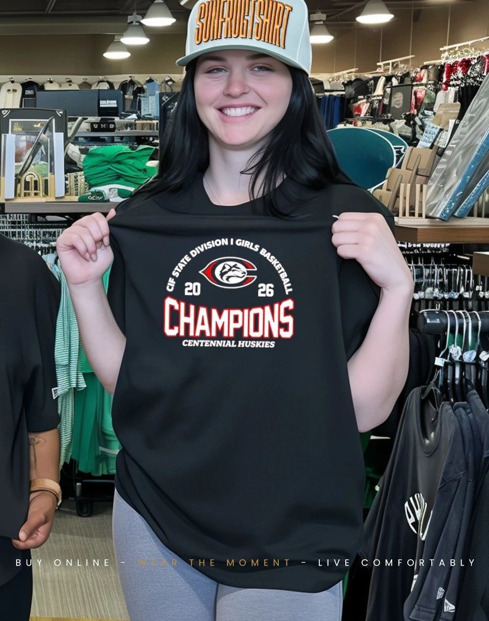 Centennial Huskies 2026 CIF State Division I Girls Basketball Champions shirt