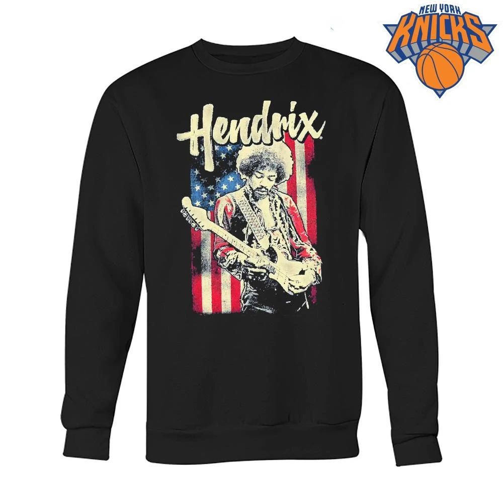 Vintage Jimi Hendrix American Flag Patriotic Happy 4th of July Guitarist Rock Legend Shirt