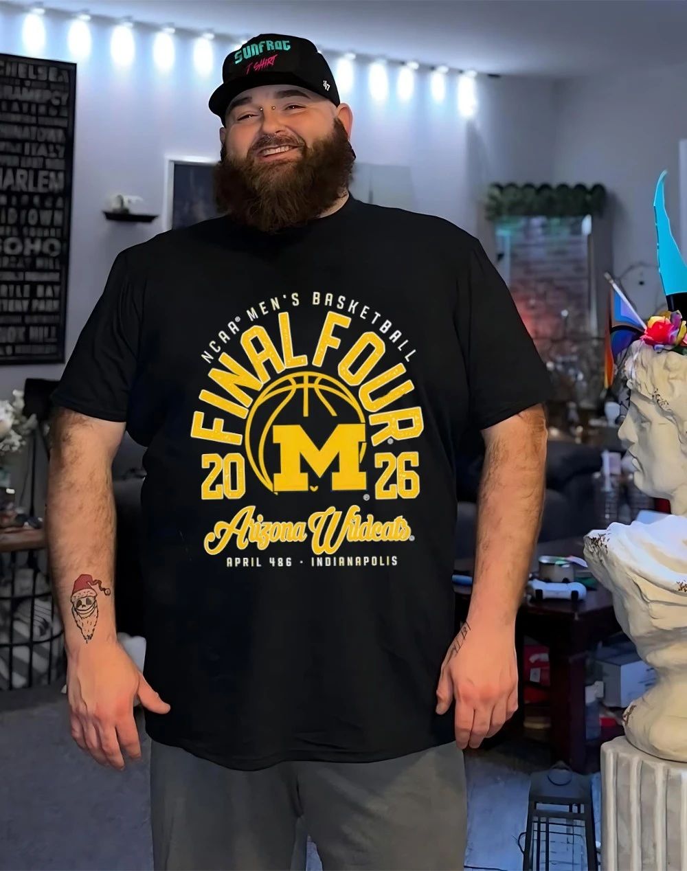 Michigan Wolverines Midwest Region Champion Final Four bound shirt