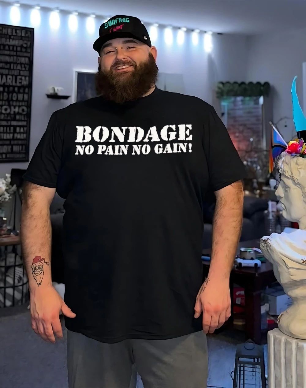 Bondage no pain no gain shirt