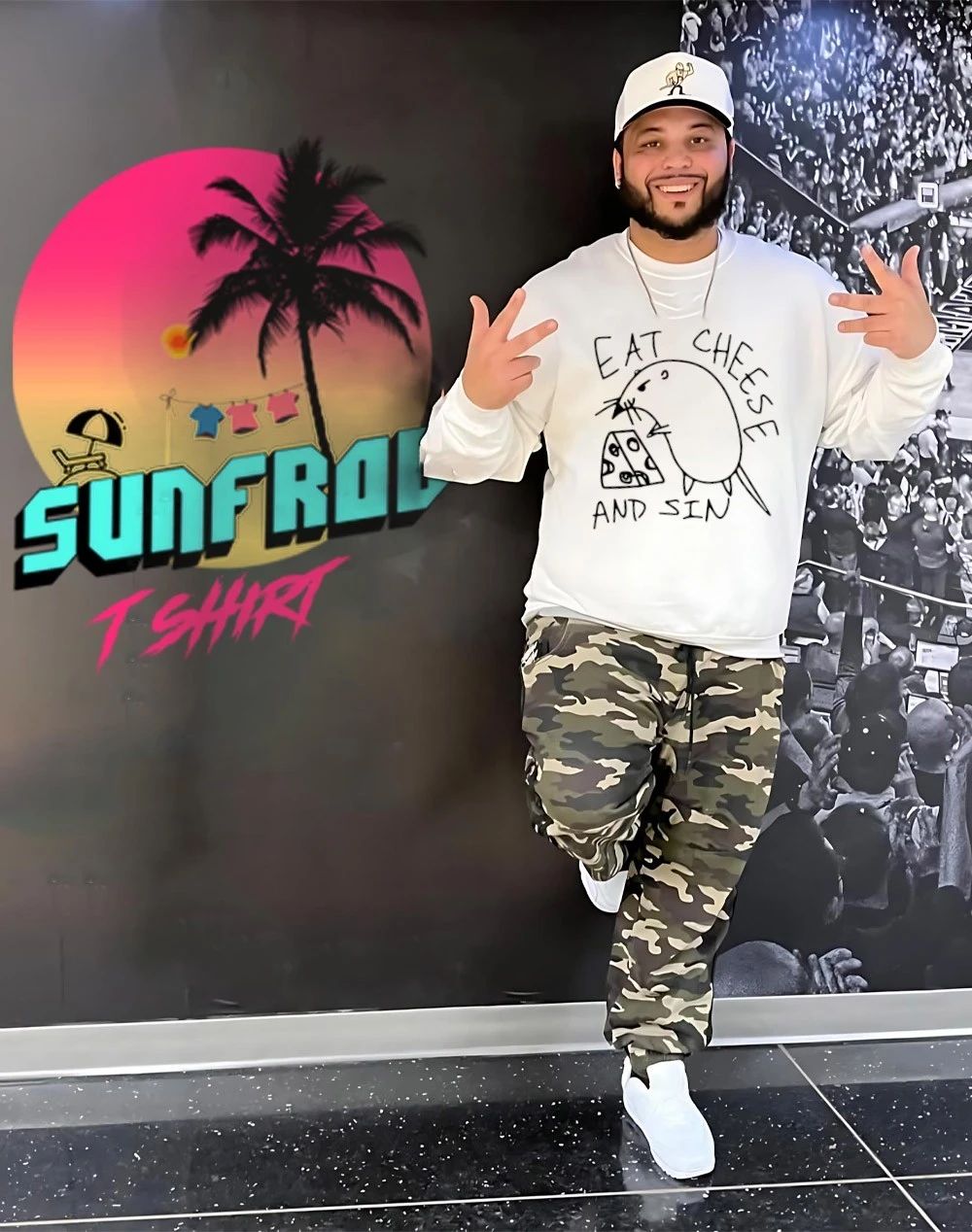 Rat eat cheese and sin shirt
