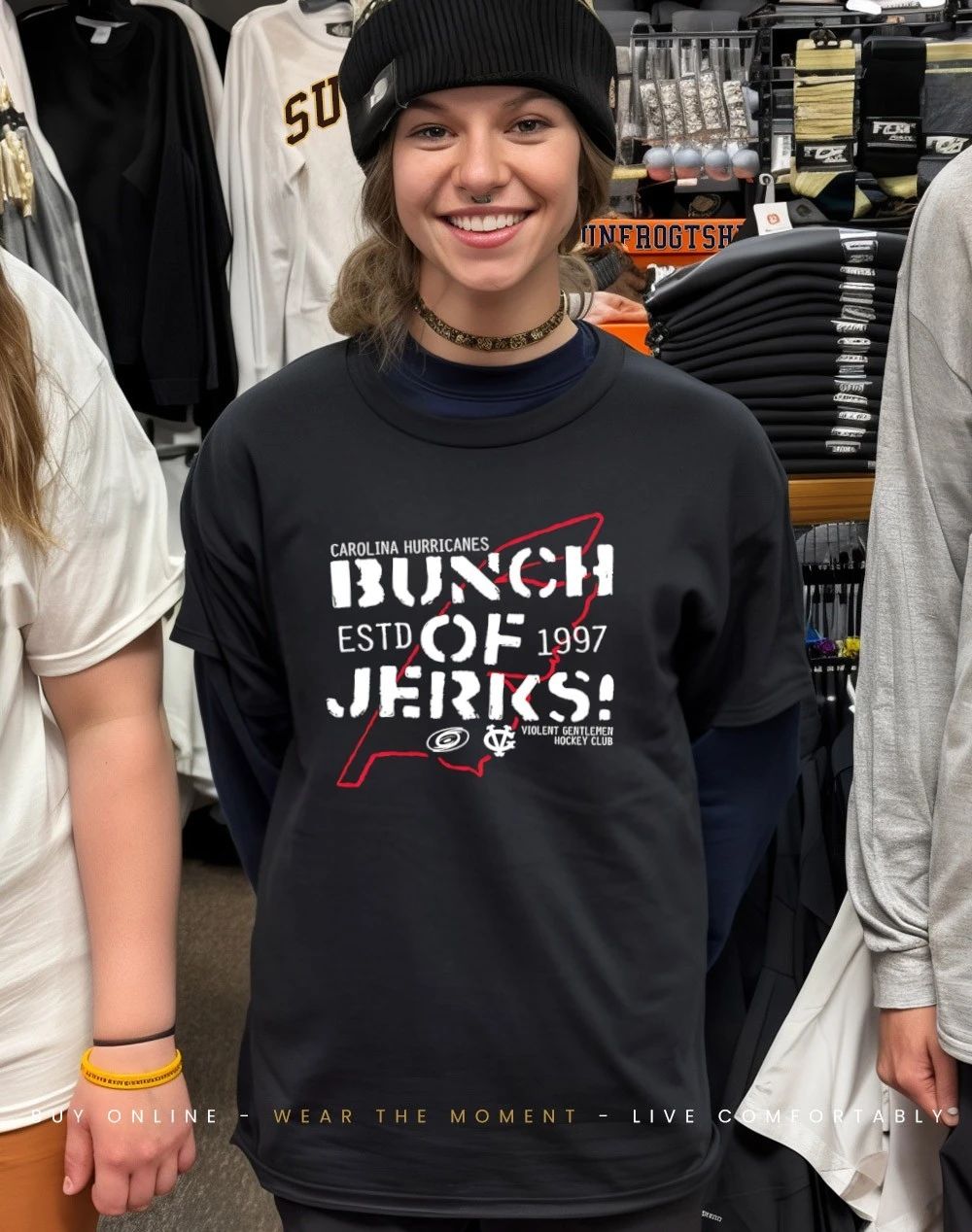 Carolina Hurricanes Bunch of Jerks Violent Gentlemen Hockey Club shirt