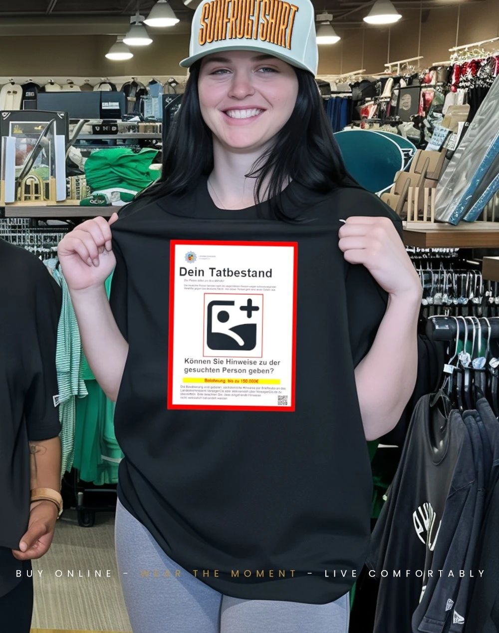 Dein personalisierbares Gesucht graphic shirt