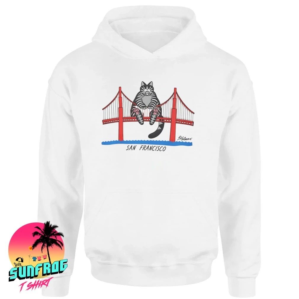 B Kliban Cat San Francisco Bridge Ryan Gosling Shirt