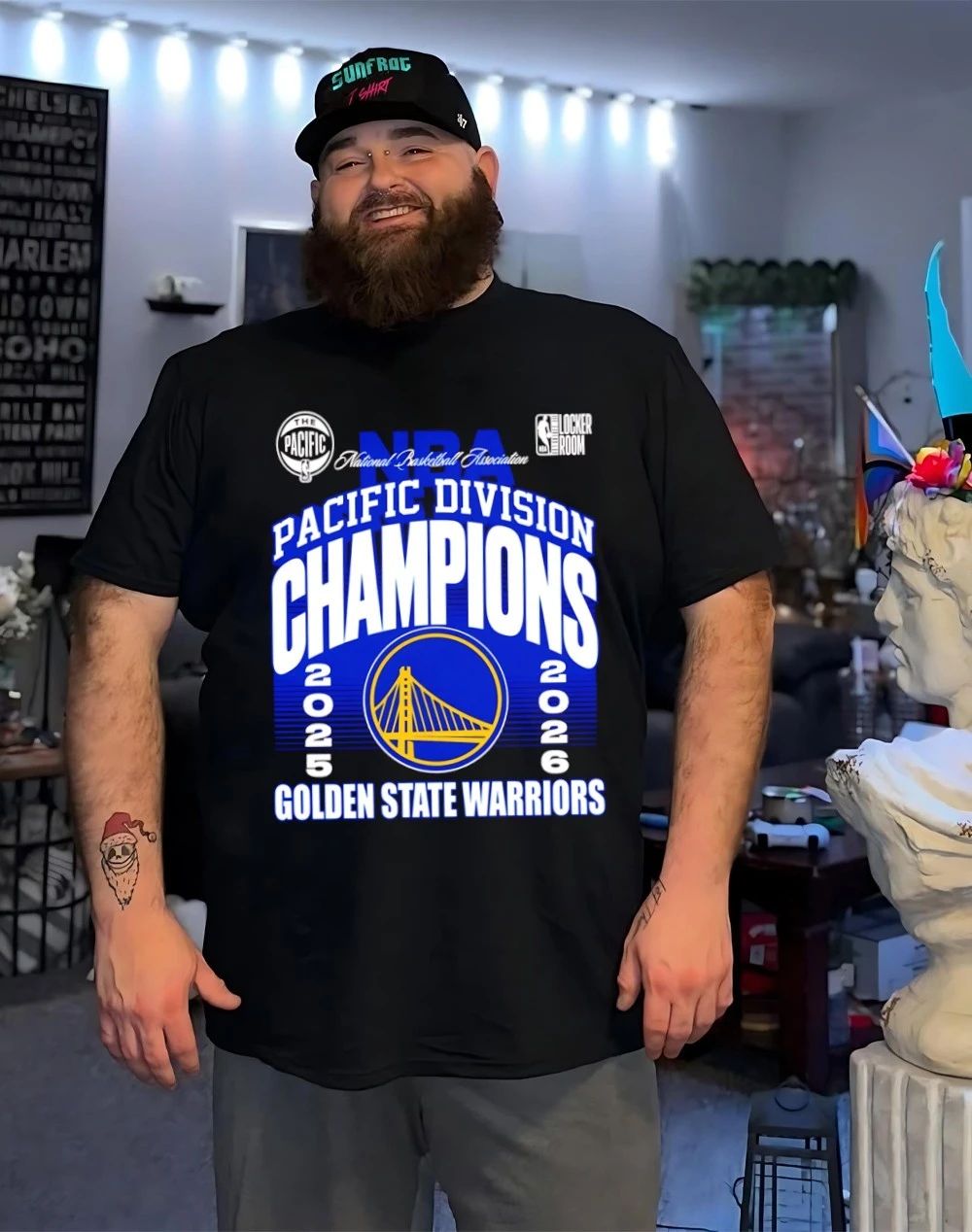 Golden State Warriors 2025-26 NBA Pacific Division Champions Locker Room shirt