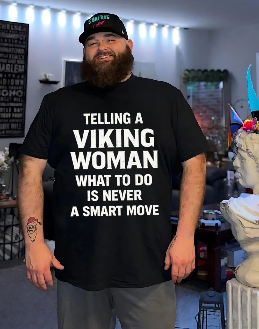 Telling a viking woman what to do is never a smart move shirt
