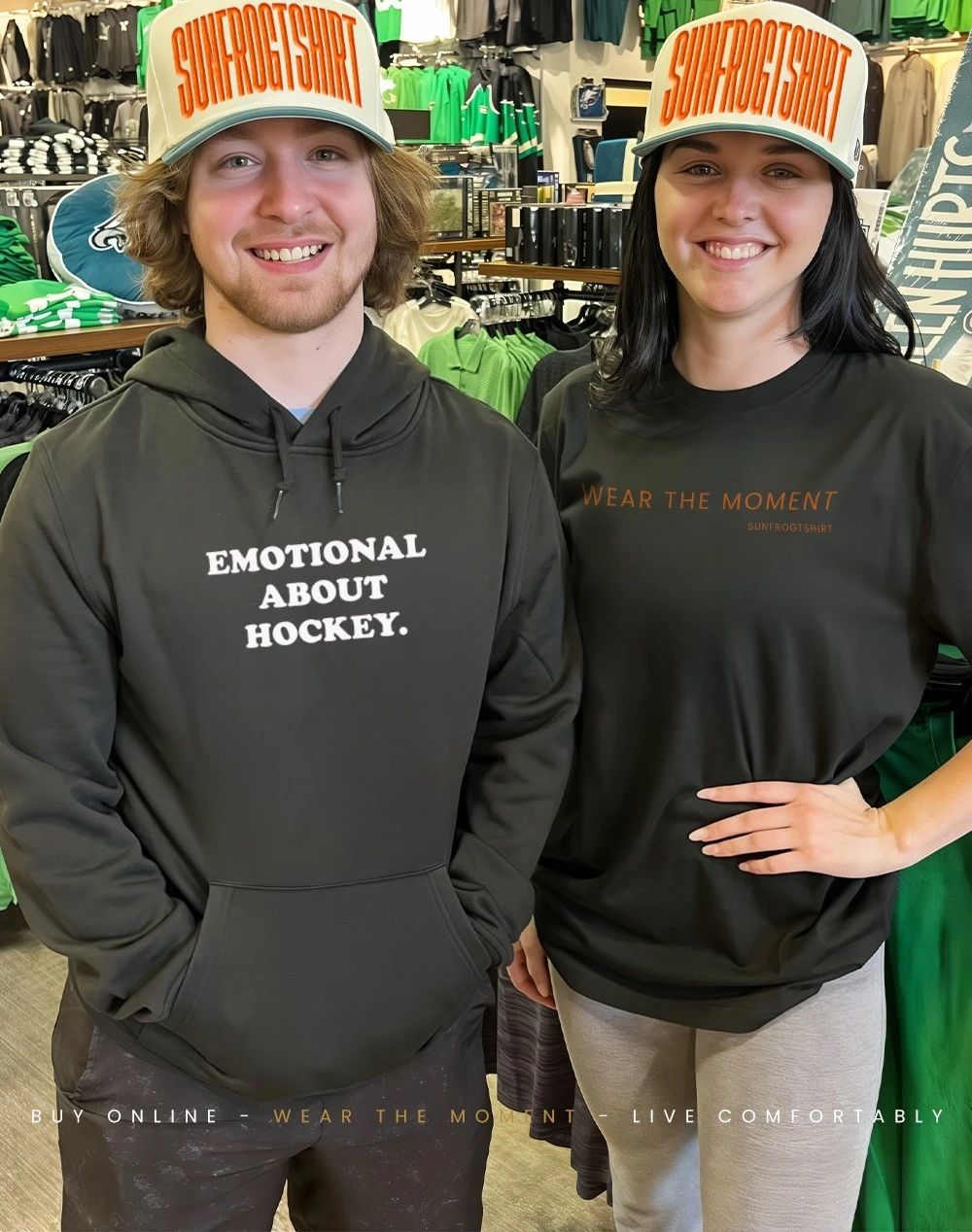 Emotional about hockey shirt