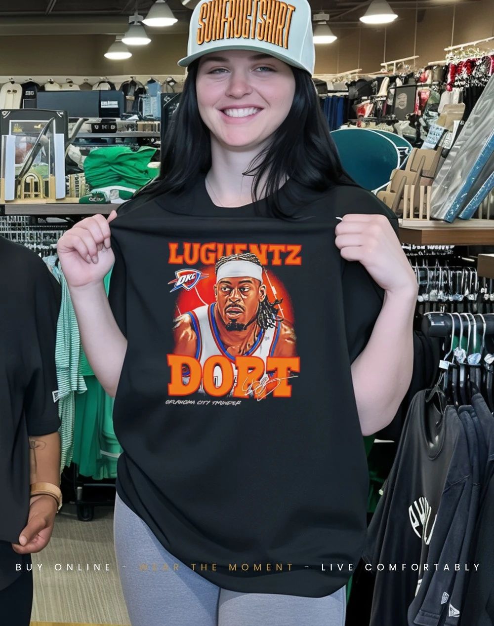 Luguentz Dort Oklahoma City Thunder Airbrush shirt