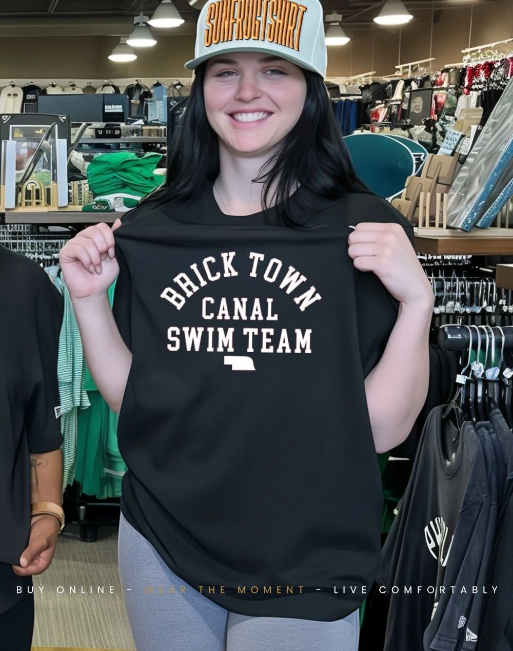 Bricktown Canal Swim Team OKC Humor shirt