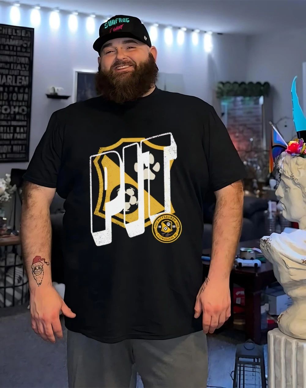 Pittsburgh Riverhounds SC Wave Bold shirt